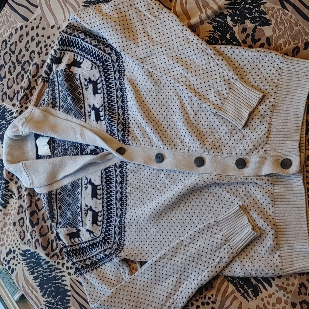 Aspen Button Sweater Sz XL